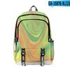 Bolsa de Viagem Estudante Escolar Bolsa de Viagem Tie-Dye Gradiente de Cor Nova Chama Estampa Digital 3D Transfronteiriça