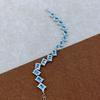 2023 Invierno nuevo Plata S925 chapado en platino incrustado Londres azul pulsera JB7281-11 3 * 5 mm * 15