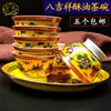 Cuencos Estilo Tíbet, Cuencos de Cerámica Tíbet Coloridos Bajo Esmalte, Cuencos de Arroz para Estudiantes, Cuencos con los Ocho Símbolos Auspiciosos, Cuencos Dragón para Té de Mantequilla, Cuencos Estilo Étnico, Otros Tipos Disponibles