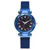 2019 Nuevo Reloj Estrellado de TikTok Reloj de Celebridad de Internet Luminoso Moda Versátil Hebilla Magnética Perezosa Reloj para Mujer