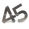 Señales Digitales de Acero Inoxidable para Puertas y Ventanas, Producción de Logos Cepillados, Señales Huecas de Forma Especial, Disponibles en Colores Electroplateados, Directo de Fábrica