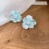 Pendientes de Perla Florales Frescos y Dulces de Verano, Pendientes de Lujo Ligero y de Alta Gama, Nuevos Accesorios para Orejas Versátiles de Moda 2026