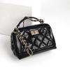 Bolsa de Corrente Lingge de Couro Bovino de Nicho Francês Moda Feminina Bolsa de Mão Bolsa de Ombro Transversal para o Dia a Dia