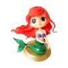 Branca de Neve Sino Princesa Decoração de Bolo Enfeites Coroa Decoração de Bolo Mesa de Sobremesa Cartão Feliz Aniversário