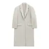 Love and Nancy Treze Linhas Minimalista Inverno Estilo Coreano Gola V Elegante Lã de Alpaca Quente e Aconchegante Casaco de Lã 03442
