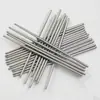 Palillos de acero inoxidable al por mayor para hotel, palillos domésticos, juego de palillos redondos estriados, restaurante de comida rápida, lote especial de 2 yuanes