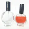 Botella de perfume de 75 ml 18 dientes botella rociadora de bolsa de aire tornillo corto botella rociadora de polvo botella de vidrio