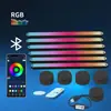 Lâmpada Mágica Colorida RGB Constelação Quântica Sala de Estar Varanda Atmosfera Montagem Parede Bluetooth Wifi 90 graus Quatro Peças