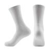 Calcetines para hombre y mujer color sólido negro y blanco gris deportivos calcetines de moda tubo largo deportivos estudiante calcetines para correr clásicos transpirables calcetines de baloncesto