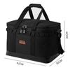 Bolsa para equipo de camping al aire libre de gran capacidad para vajilla, utensilios de cocina, bolsa de almacenamiento organizadora, bolsa para picnic de coche, bolsa para artículos varios anticolisión