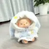 Solo ropa] la primera y segunda generación Labubu muñeco tela tela colgante correa falda sentada fiesta ángel lazo adorable