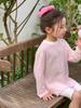 Roupas de proteção solar estilo coreano Roupas infantis Novas camisetas listradas de manga comprida soltas e estilosas para meninos e meninas