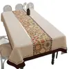 Mantel estilo americano, impermeable y a prueba de aceite, fácil de limpiar, crea una atmósfera elegante, sensación lujosa y de alta gama, mantel rectangular para mesa de centro, modelo nuevo