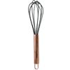 Batidor de huevos con mango bañado en oro batidor de huevos manual de acero inoxidable batidor de huevos doméstico de silicona color oro rosa en stock venta al por mayor