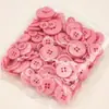 Botões de Borda Fina com Quatro Furos para DIY Atacado Botões Decorativos para Roupas Personalizados Versátil Acessórios de Botão para Roupas Infantis em Estoque