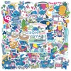Pegatinas Numeradas Wtd, Pegatinas Lindas de Dibujos Animados para Laptops, Maletas, Termos, Juguetes para Niños, Pegatinas Decorativas