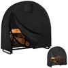 Funda Protectora para Leñero Exterior de Tela Oxford 210D Impermeable Cubierta para Leñero de Chimenea Protección