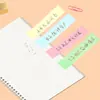 Notas Adhesivas de Colores con Papel Adhesivo Desprendible para Mensajes Estudiante Oficina Papel de Nota Papelería de Oficina Bloc de Notas para Estudiante