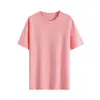 Camisetas Transfronterizas con Logo Impreso, Ropa de Trabajo de Manga Corta 100% Algodón para Hombres y Mujeres, Tallas Grandes Holgadas Cuello Redondo Camisas Publicitarias Culturales, Uniformes Escolares DIY