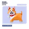 Nuevo Globo Caminante de Dibujos Animados Lindo con Ruedas, Juguete Pequeño para Niños para Pasear Mascotas, Adecuado para Puestos de Parque y Venta al por Mayor