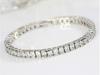 Pulsera de zirconita AAA con incrustaciones de cobre Sauvignon Blanc Joyería europea y americana exquisitos accesorios chapados en platino pulsera de venta directa de fábrica