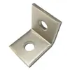 Conector de Aço Inoxidável em Forma de C Acessórios para Suportes Fotovoltaicos Cruzado em T Triângulo Dois Furos Três Olhos Quatro Furos Plano em L