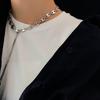 Ins Corrente Quadrada de Costura Europeia e Americana Marca Cool Hip-Hop Pulseira Nariz de Porco Dupla Camada Didi Pulseira de Celebridade da Internet para Homens e Mulheres