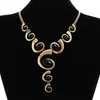 Estilo Transfronteiriço Europeu e Americano, Conjunto de Moda Oval Exagerado em Formato de Caracol para Mulheres, Design Vintage Exquisito Tendência Único