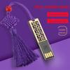 Fabricante Poderoso de Pen Drives Clássicos Estilo Chinês com Pingente de Cobre para Janela, Presentes Corporativos Culturais e Criativos, Pen Drives com Impressão e Gravação Personalizadas