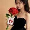 Regalo del Día de San Valentín, Ramo Gigante de Flores de Rosa, Ramo Hecho a Mano para Novia, Amante, Flor de Rosa, Regalo Creativo para el Día de San Valentín