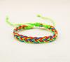 Nueva Pulsera Tejida de Estilo Étnico Boho para Parejas, Moda para Hombre y Mujer, Tejida a Mano, Color Arcoíris