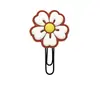 [Serie de flores] linda flor pegamento flexible de PVC accesorio estudiantil decoración para paper clip marcapáginas venta al por mayor
