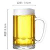 Copo de Abacaxi para Cerveja Doméstico Atacado Copo de Cerveja de Vidro Copo de Água Transparente com Alça Pode ser Impresso com Logotipo Copo para Cerveja Pilsen