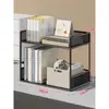Estante Metálico para Documentos de Oficina Caja para Archivos Estante de Almacenamiento Multicapa Carpeta de Hierro Caja de Almacenamiento de Archivo Vertical Libro