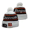 Gorro de Punto Cálido para Otoño e Invierno de la NFL para Hombres y Mujeres con Letras Bordadas de Estilo Pop y Pompón
