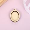 Mini Pequeño Bordado Bordado Elástico Marco de Bordado Círculo Colgante de Madera de Comercio Exterior Joyería Colgante de Bordado Hecho a Mano Manualidades DIY