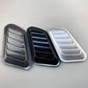 Suprimentos do Fabricante Capô de Saída de Ar Falsa Decorativa para Exterior de Carro em Forma de Folha, Saída de Ar Decorativa para Capô, Respiro Modificado