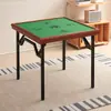 Mesa Plegable para Uso Doméstico, Mesa de Mahjong, Mesa Multifuncional Cuadrada para Competiciones de Ajedrez y Cartas, Mesa para Romper Huevos, Mesa de Almacenamiento, Portátil