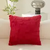 Fábrica de Origem Travesseiro Macio, Amigo da Pele, Que Não Solta Fiapos, Almofada Decorativa para Sofá de Sala de Estar com Textura de Pelo de Coelho Sintético