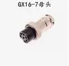 Conector macho de montaje en panel de paso GX16 conector de enchufe y toma de 2-10 pines enchufe de aviación GX16