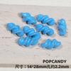 Doce brilho frisado celular cadeia acessórios material jóias DIY artesanal solta contas dopamina cor desgaste do verão