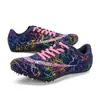 Sapatos de Corrida de Sola Rígida Novos de Primavera e Verão, Cravos de Metal, Sapatos de Atletismo, Cravos de Treino para Jovens