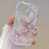 Borboleta de cola tridimensional de sentido avançado para capa de celular Apple 16 iPhone15promax novo 13