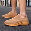 Zapatos casuales deportivos de talla grande 48 ultraligeros sin cordones con puntera ancha para hombre, transpirables para caminar y fitness, zapatos deportivos casuales de moda para hombre tipo barefoot