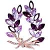 Broche estilo japonês e coreano mulheres novo terno jaqueta azul cristal trigo orelha corsage all-match elegante casaco alfinete acessórios atacado