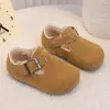 Zapatos Birkenstock para niña de suela blanda, nueva colección primavera/otoño 2026, zapatos slip-on infantiles de moda y cómodos, zapatos planos casuales de estilo retro, modernos