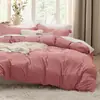 Juego de Funda Nórdica de Tres Piezas Transfronterizo en Color Café con Impresión Digital, Ropa de Cama y Textiles para el Hogar de Comercio Exterior de Amazon