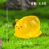 Adornos de Micro Paisaje Animales Lindos Caracol Pequeño Adornos Luminosos Accesorios para Paisajismo de Jardín Manualidades de Resina Adornos