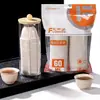 Taza de Té Kung Fu Desechable de Cáscara de Arroz, Engrosada y Resistente al Calor, Adecuada para Uso en Casa y de Viaje, Juego de Té Portátil, Taza para Beber Té