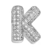 Joyas de Moda de Venta Caliente Transfronteriza Colgante de Collar con 26 Letras Inglesas Estilo Ins Nicho Elegante Versátil Colgante DIY